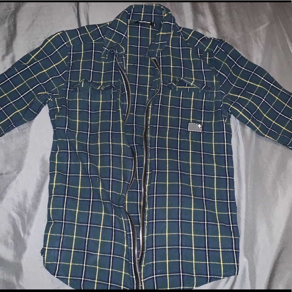 Pink dolphin flannel